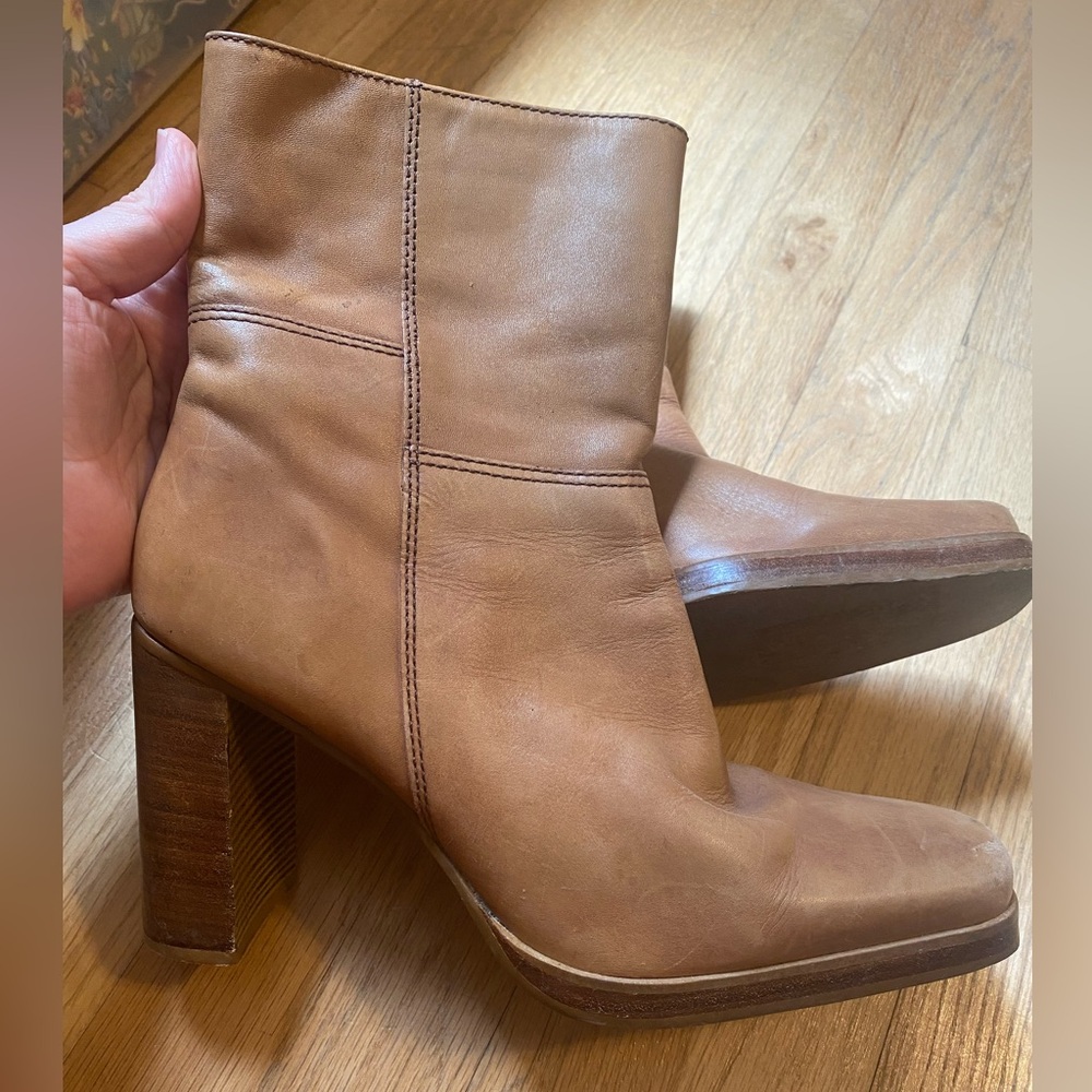 Vintage 90’s Candies Patchwork Platform Genuine L… - image 7